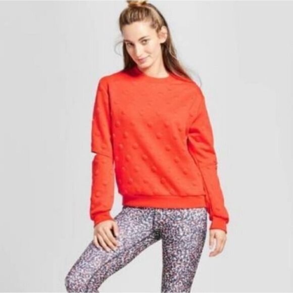 Joy Lab Orange Cut Out Top Size M - Picture 1 of 6